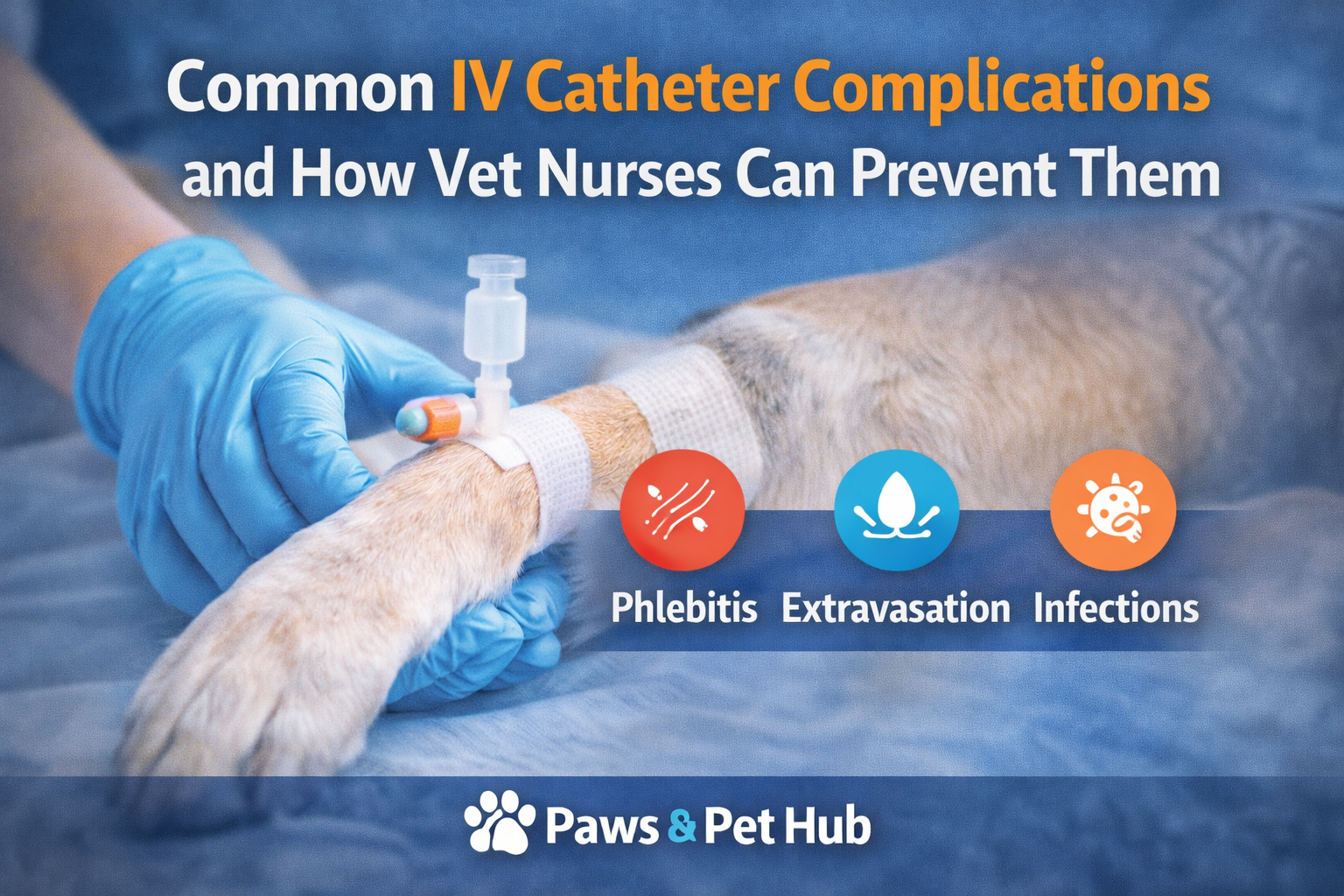 Common IV Catheter Complications and How Vet Nurses Can Prevent Them