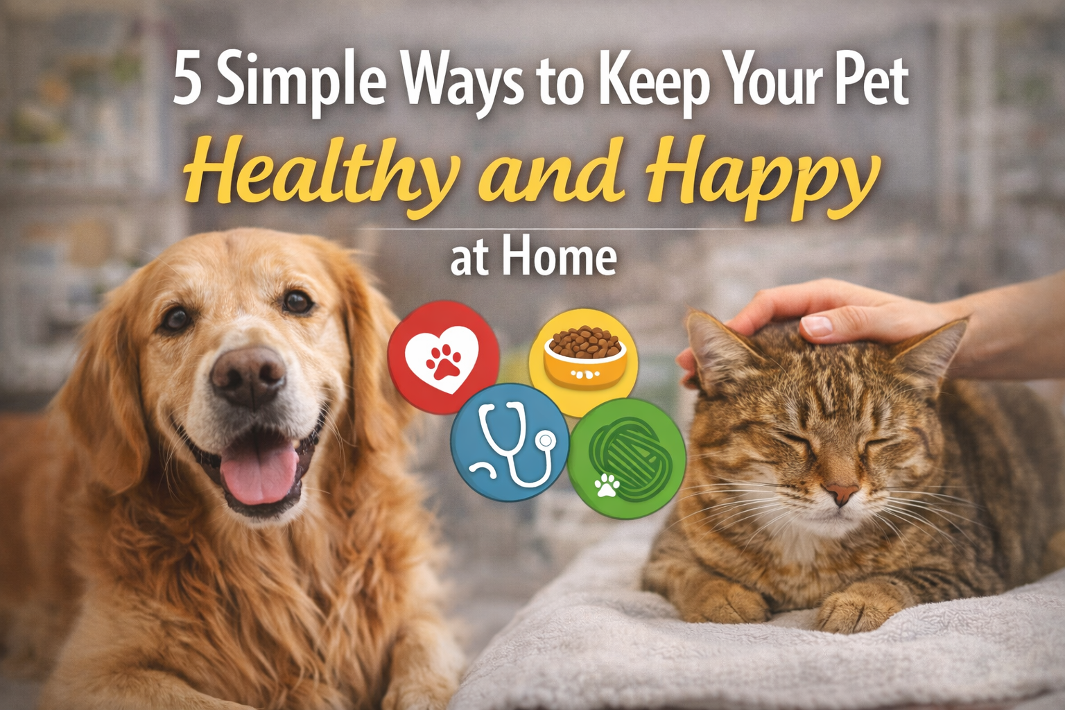 5 Simple Ways to Keep Your Pet Healthy and Happy at Home