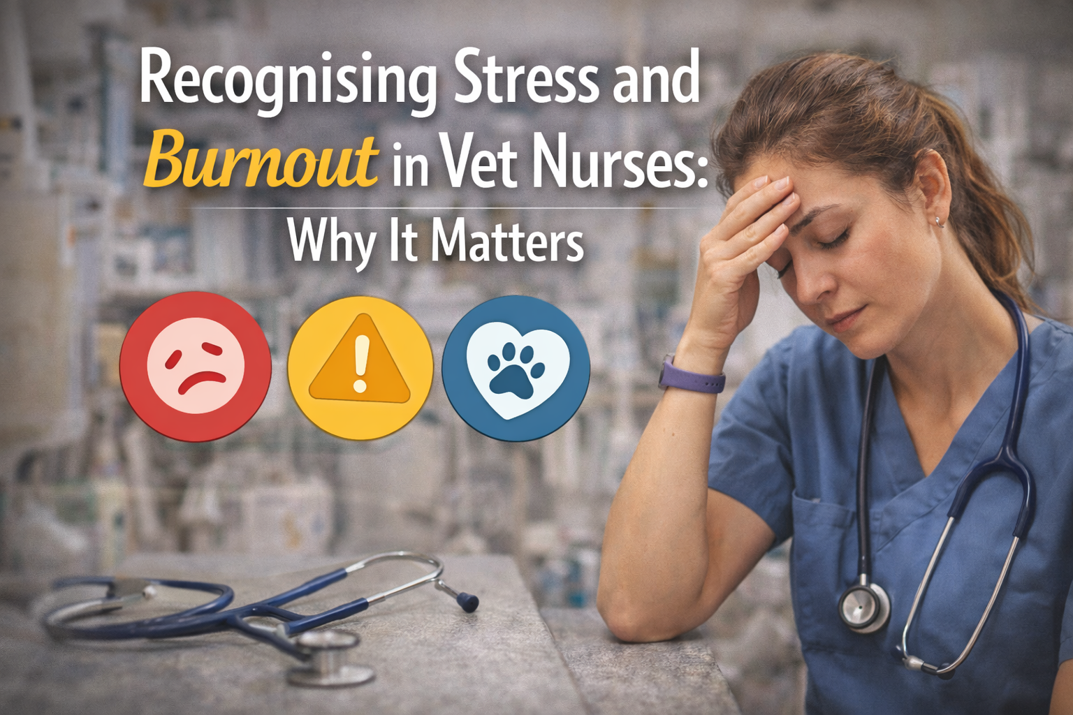 Recognising Stress and Burnout in Vet Nurses: Why It Matters