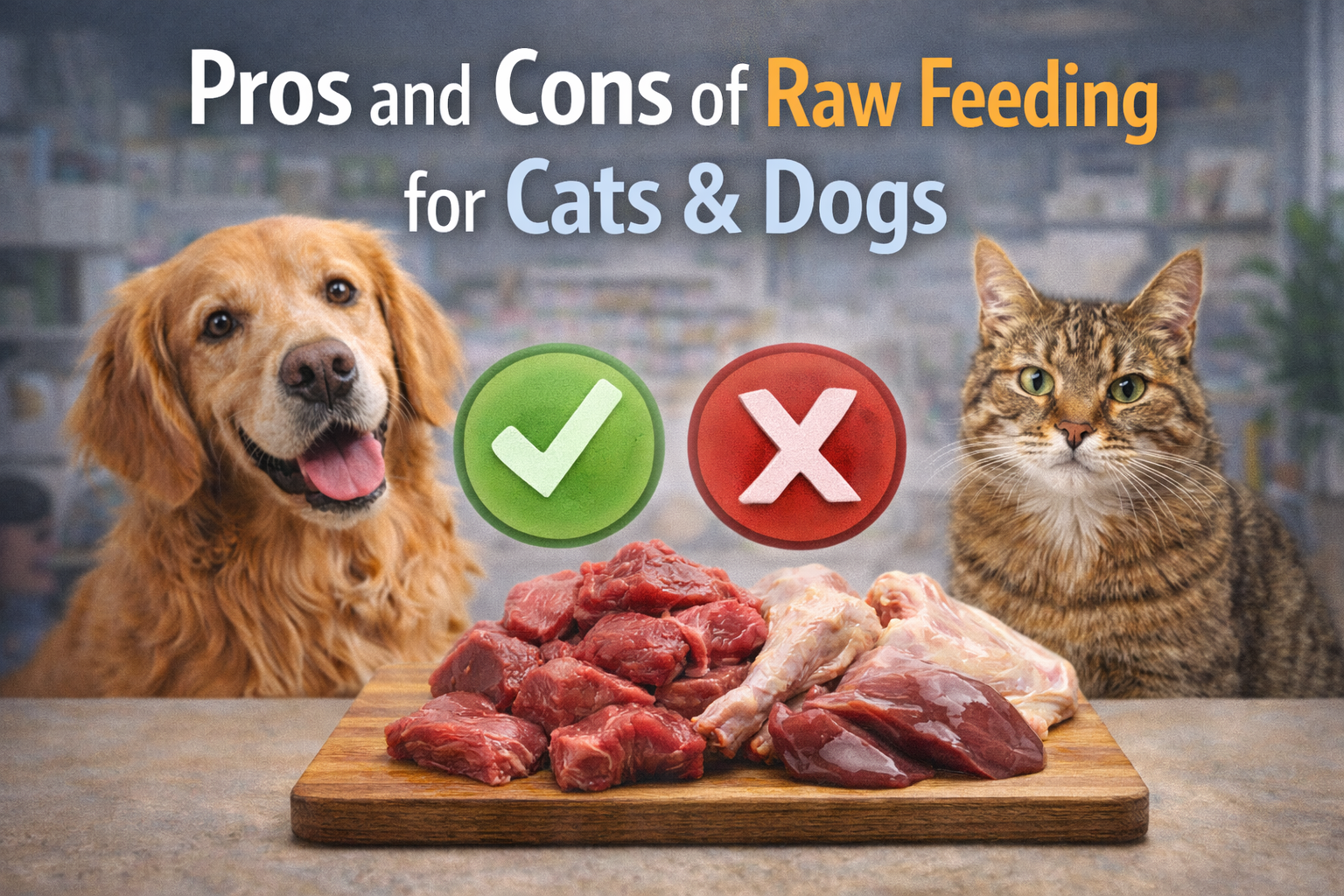 Pros of Raw Feeding for Cats and Dogs