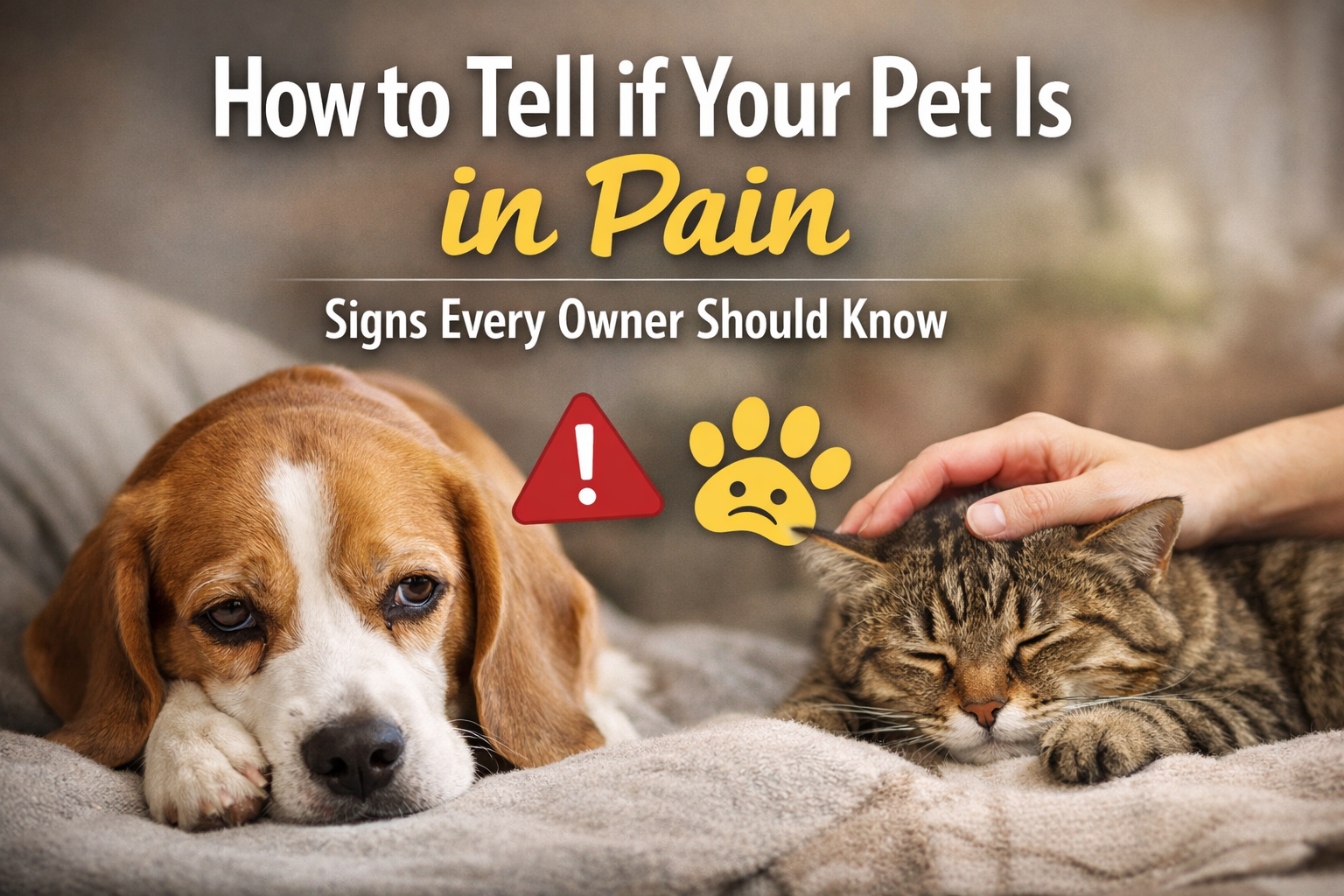 How to Recognise 7 Early Signs of Pain in Pets (Essential Vet-Approved Guide Every Owner Must Know)