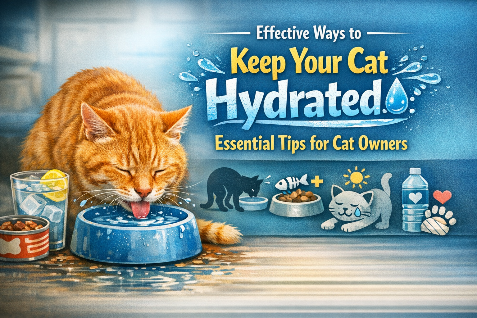 Effective ways to Keep Your Cat Hydrated: Essential Tips for Cat Owners